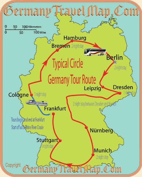 Germany Travel Map